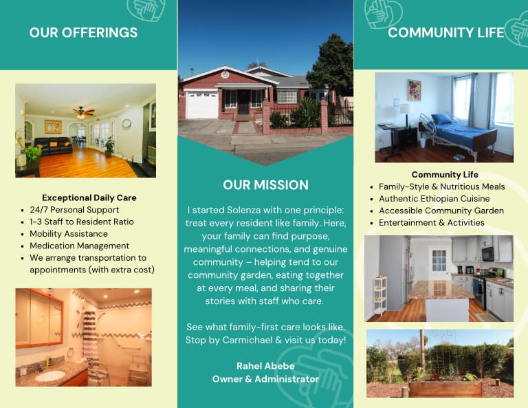 Solenza Home Care Flyer Page Two